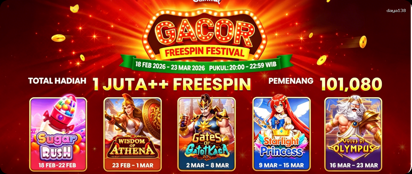 Login daya138 Sekarang Bonus Melimpah